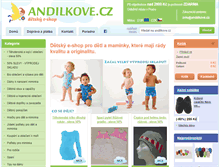 Tablet Screenshot of andilkove.cz